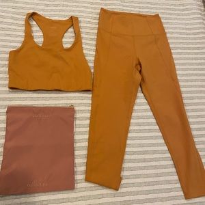 Girlfriend collective honey Paloma and 7/8 legging